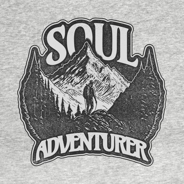 Vintage Retro Soul Adventurer by metamorfatic